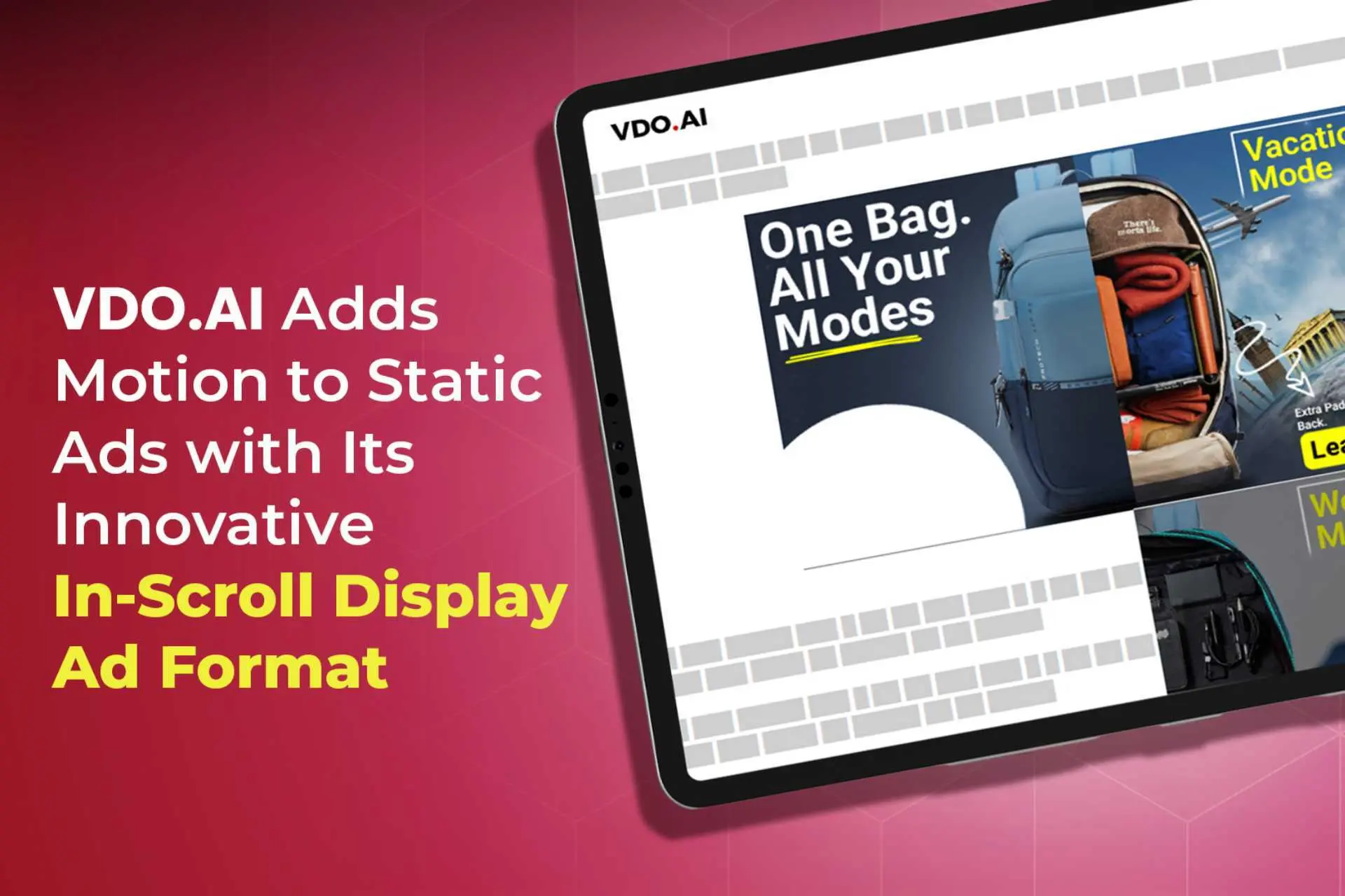 VDO.AI launches In-Scroll Display Ad Format